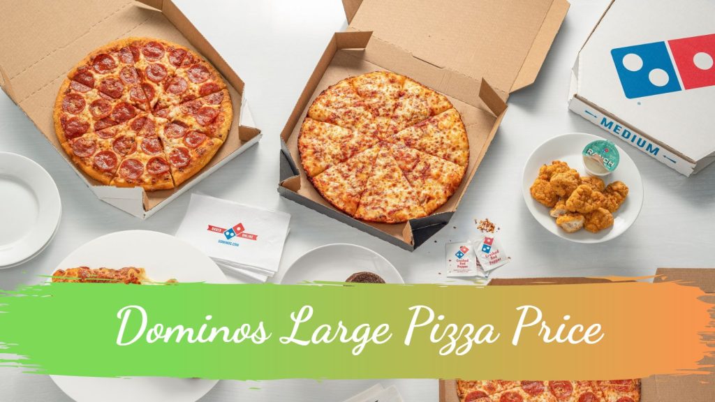 Dominos large pizza price
