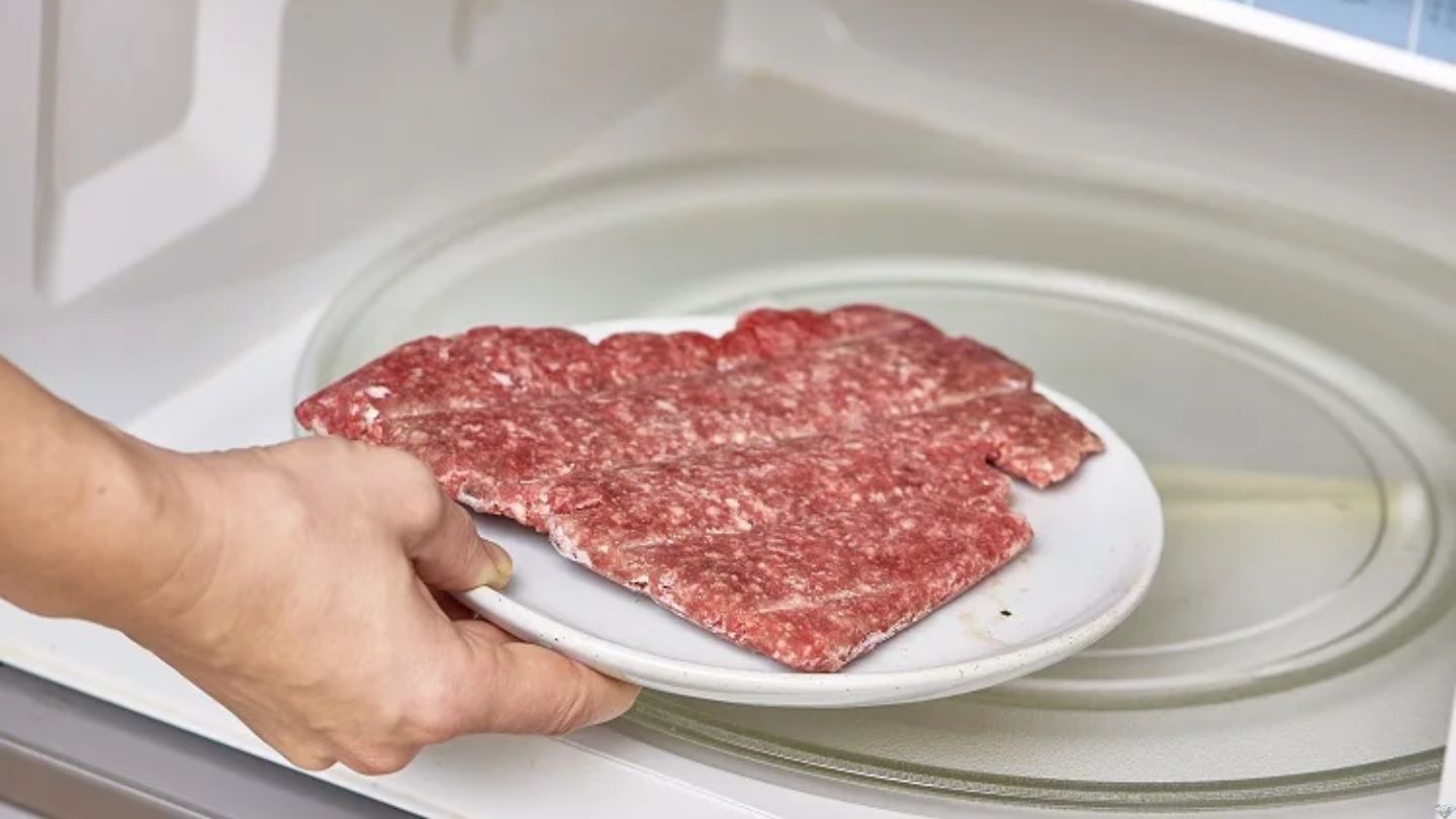 How To Defrost Ground Beef In Microwave