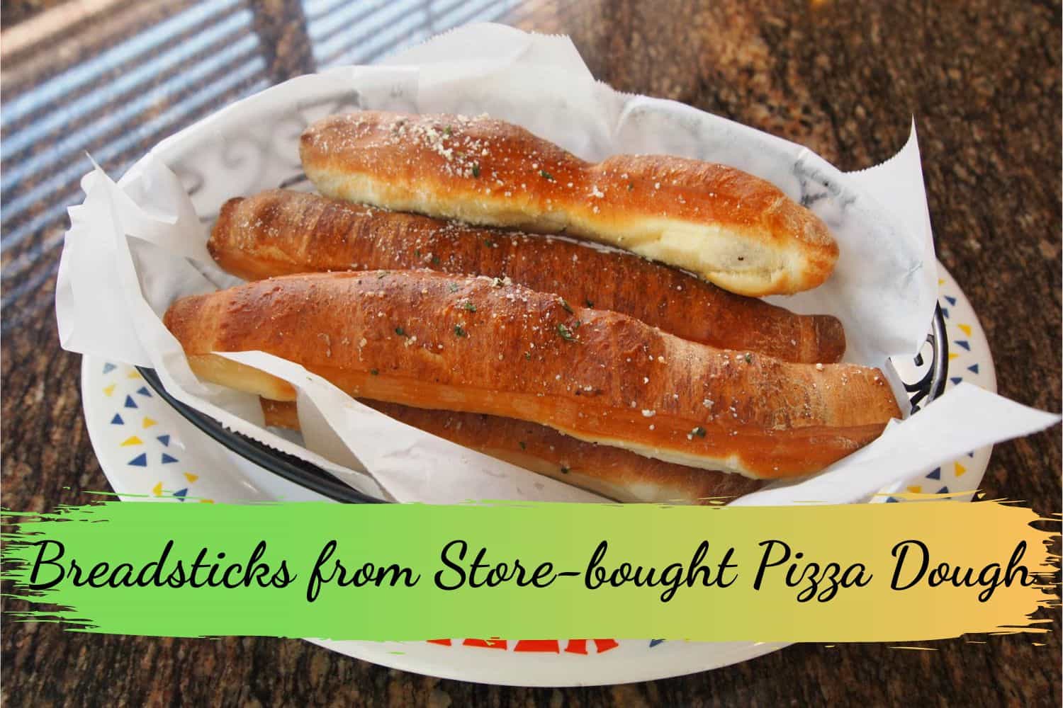 Breadsticks from Store-bought Pizza Dough