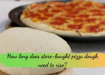 How long does store-bought pizza dough need to rise?