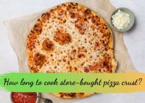 How long to cook store-bought pizza crust?