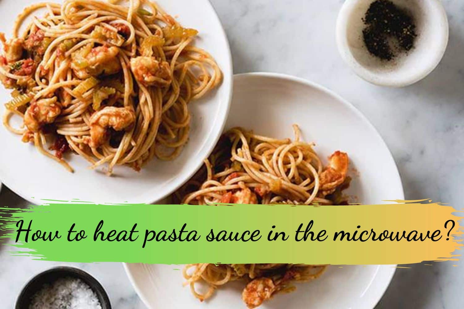 How to heat pasta sauce in the microwave?