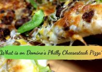 What is on Domino’s Philly Cheesesteak Pizza?