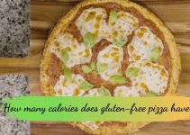 How many calories does gluten-free pizza have?