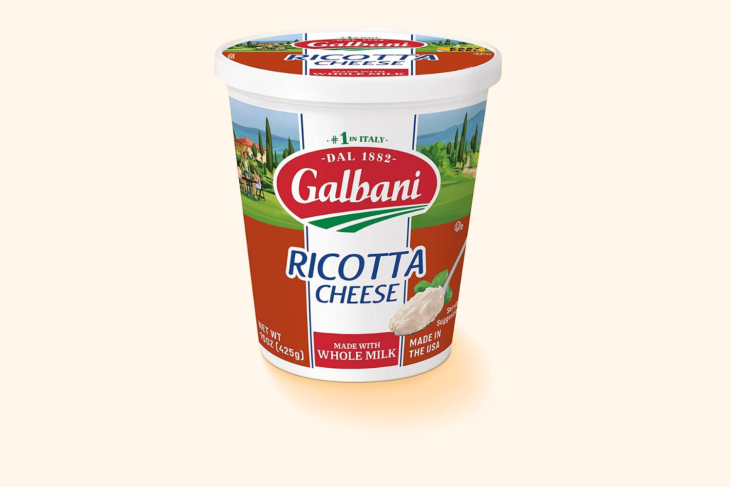Our choice: Galbani Whole Milk Ricotta Cheese