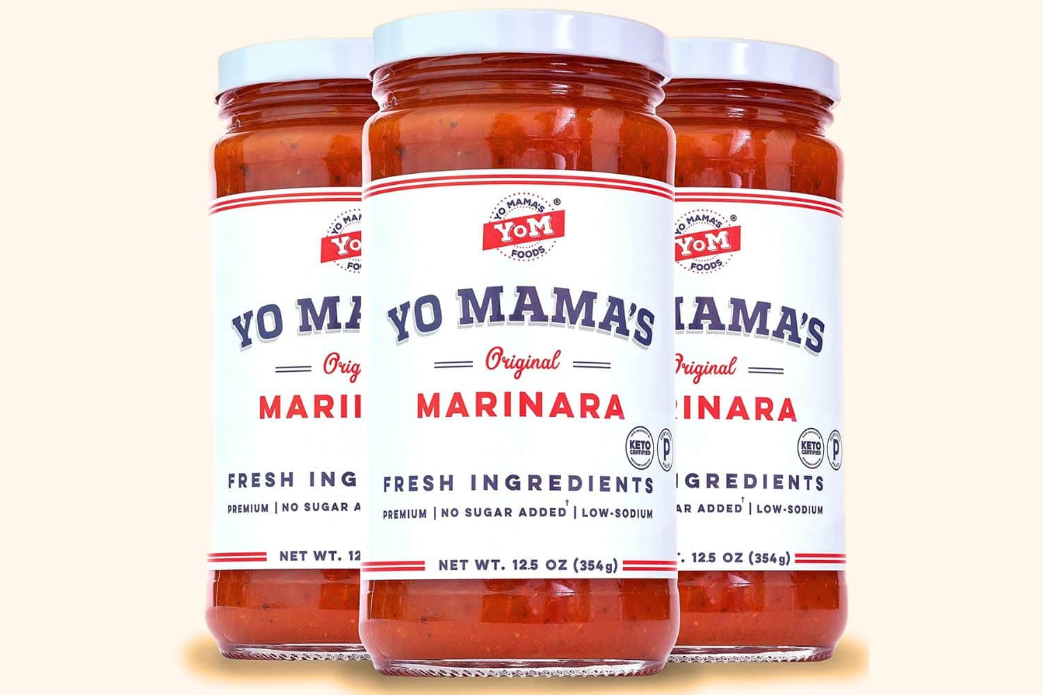 Yo Mama's Keto Marinara Pasta and Pizza Sauce