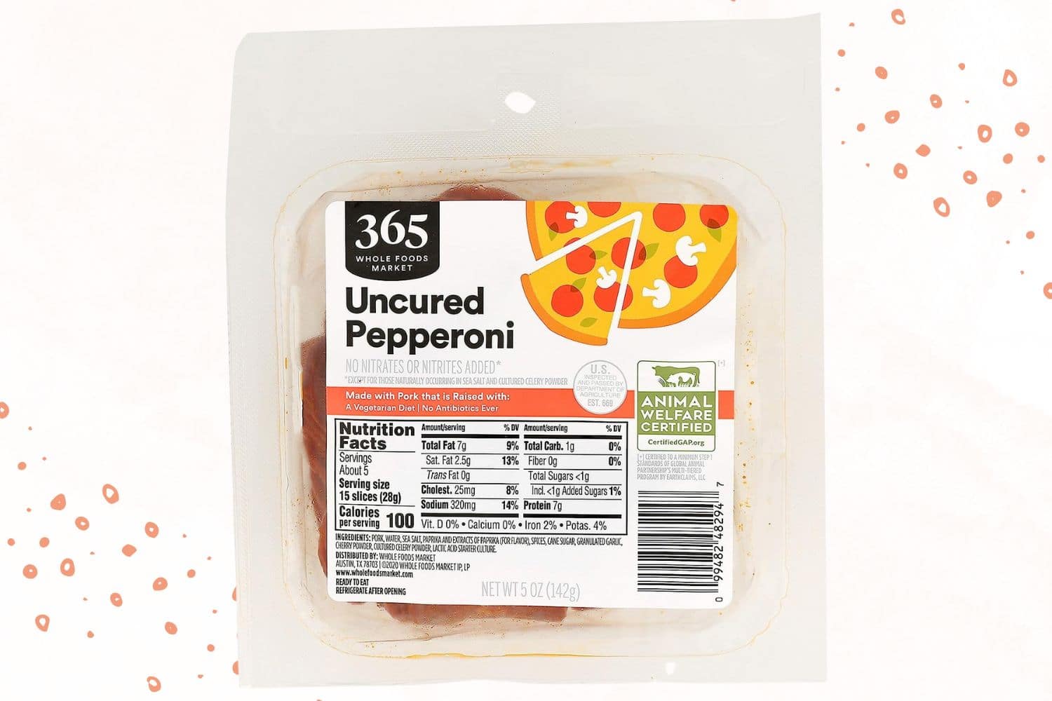 365 by Whole Foods Market, Pepperoni Mini Pork Sliced