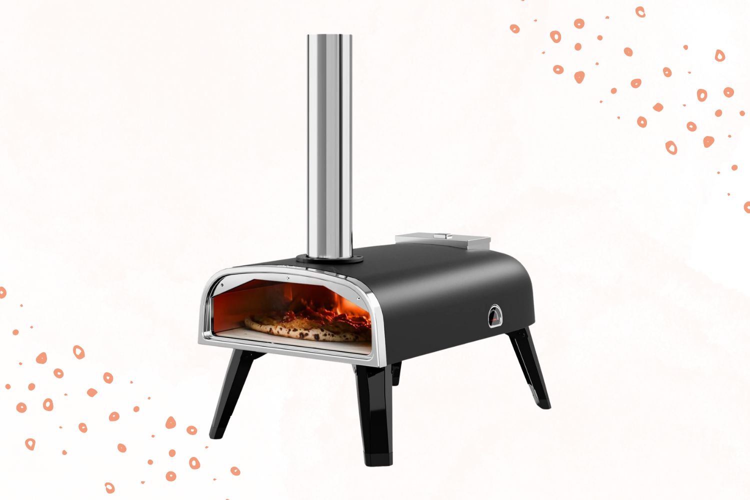 Aidpiza Pizza Oven Outdoor 12" Wood-Fired Pizza Ovens