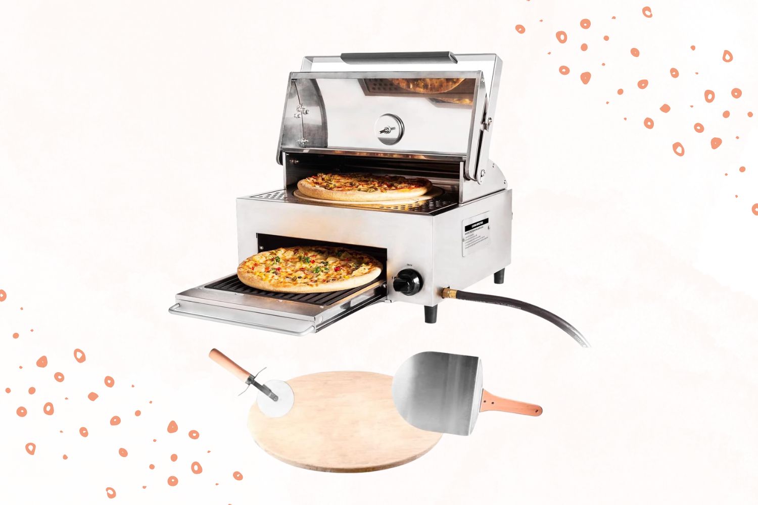 CAPT'N COOK OvenPlus Portable Gas Pizza Oven