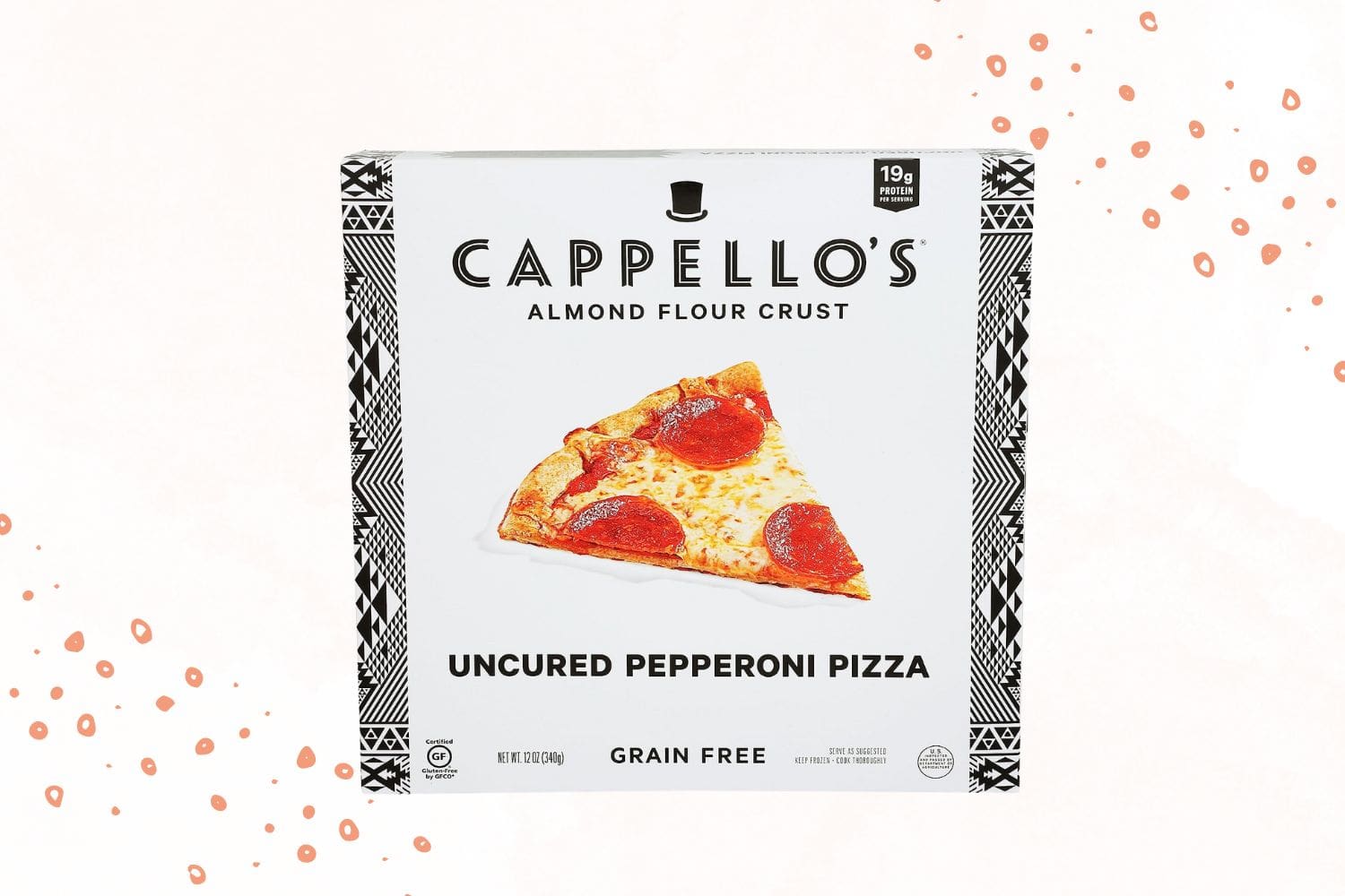 Cappello's Grain-Free Almond Flour Crust Uncured Pepperoni Pizza
