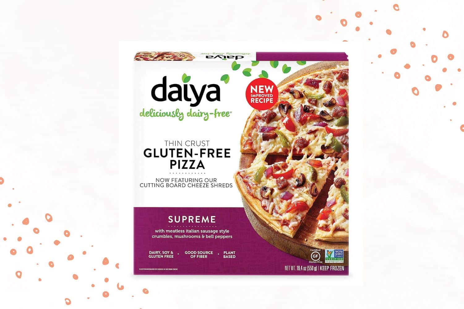 Dairy-Free Supreme Gluten-Free Vegan Pizza