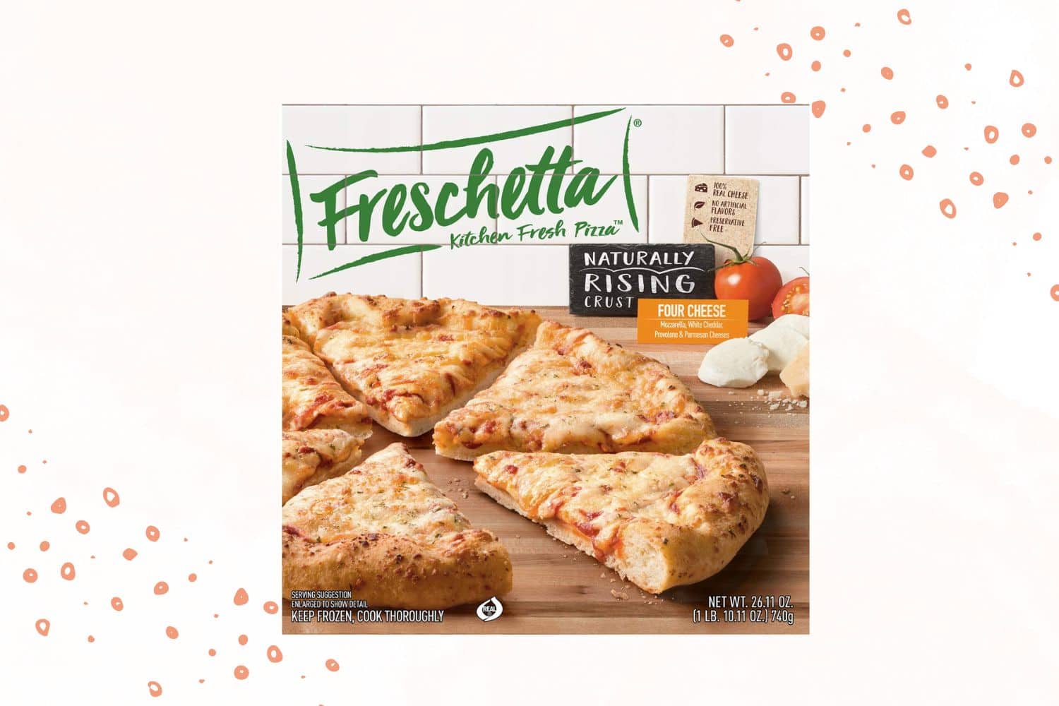 FRESCHETTA’s Naturally Rising 4-Cheese Medley Pizza