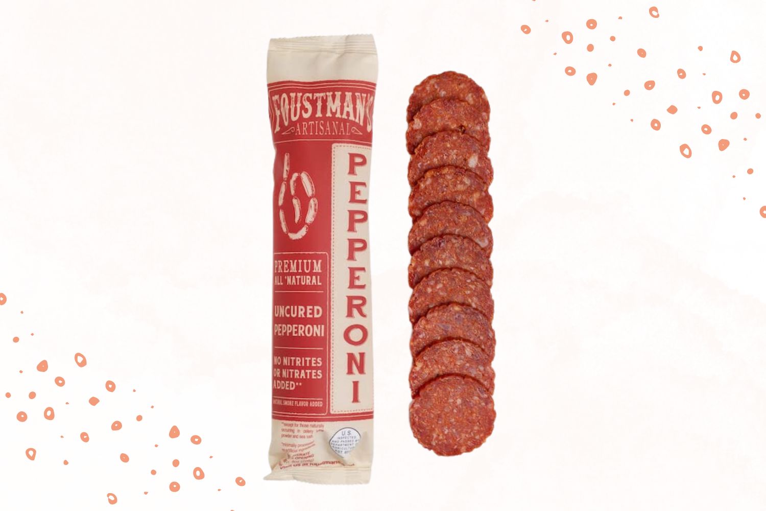 Foustman's Salami Pork and Beef Pepperoni