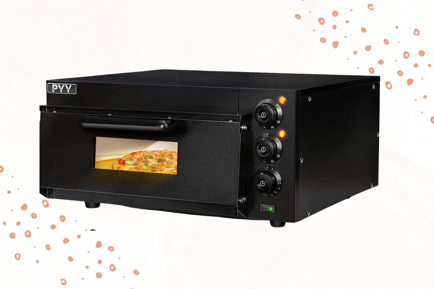 PYY Indoor Pizza Oven Countertop Electric Pizza Oven