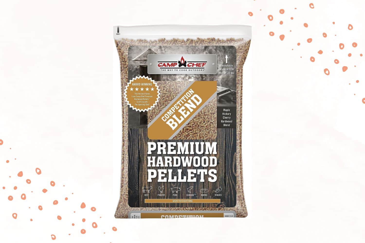 Camp Chef's Competition Blend BBQ Pellets